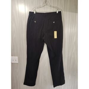 Men's 10W Apparel Black Pants Size 36x34 NWT Black Office Casual